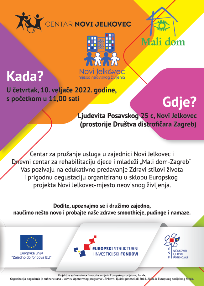 Pozivamo vas na edukativno predavanje u Novom Jelkovcu